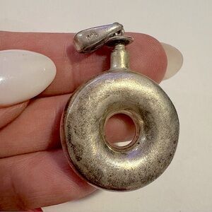 Mexico Sterling Silver Snuff Scent Bottle Pendant